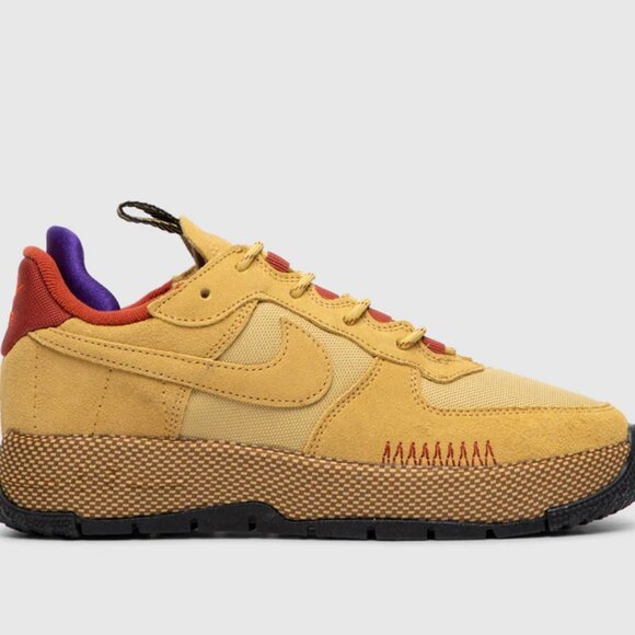 Nike W Air Force 1 Wild Shoes Wheat FB2348-700 Women'S Size 7 NEW - Picture 9 of 12